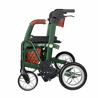 Rollator en rolstoel in een
