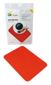 Able2 anti-slip matten rechthoekig L 25,5 x B 18,5 cm blauw