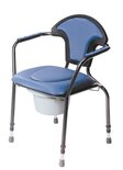 Toiletstoel blauw verstelbaar