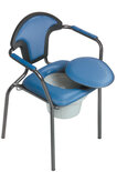 Toiletstoel blauw