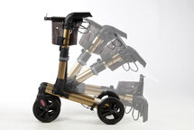 Wheelz ahead TRACK rollator CHAMPAGNE met softwielen